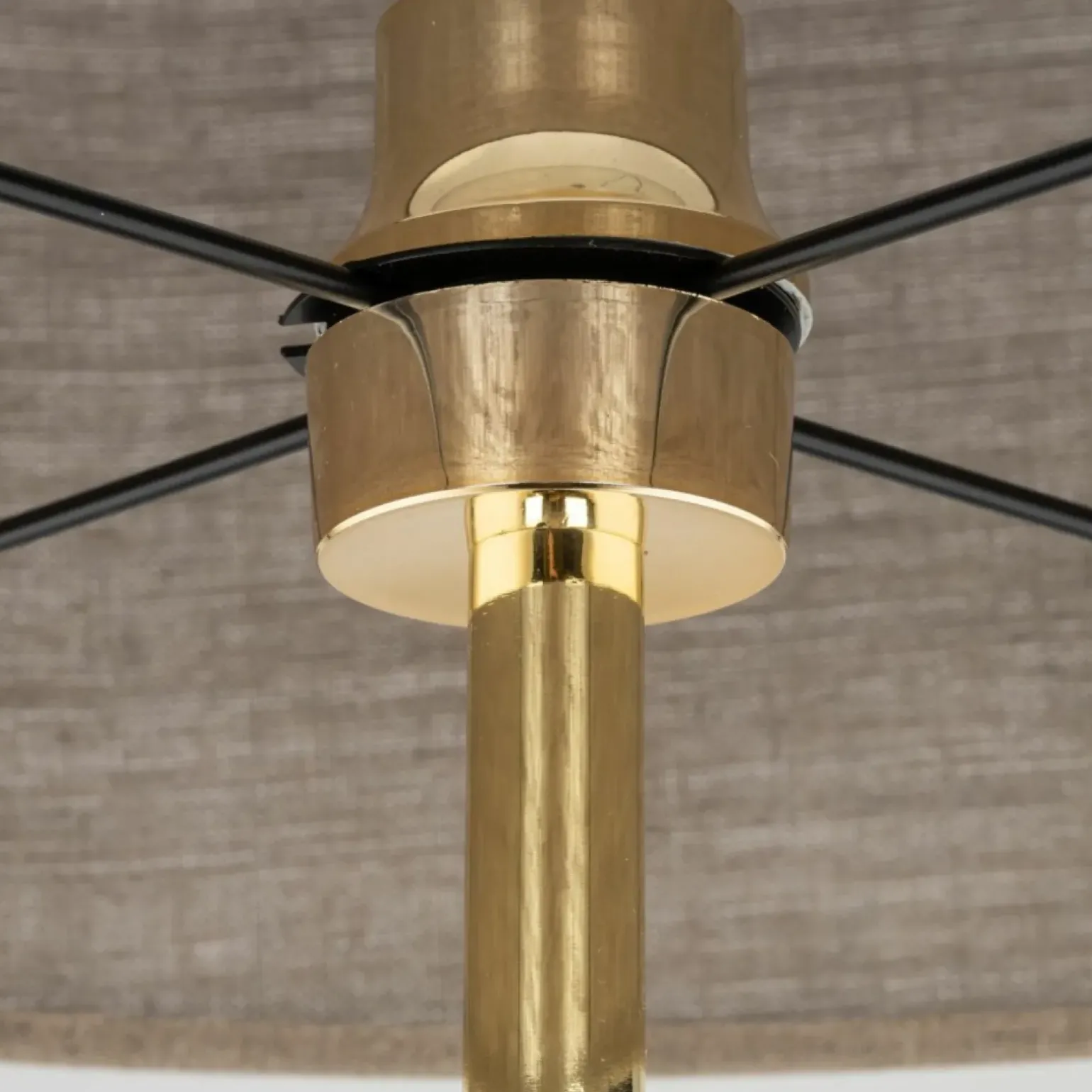 Sklep Kaja Prosta lampa stojąca do salonu TK 16035 UMBERTO LINEN GOLD | Kaja