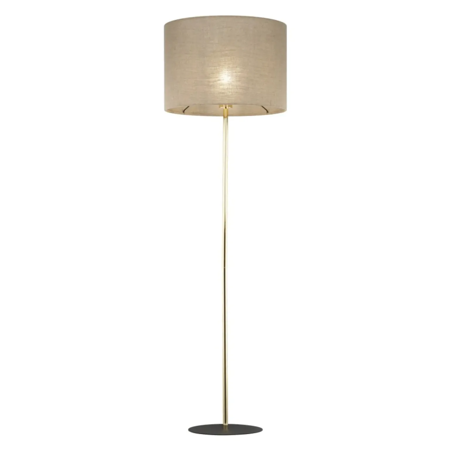 Sklep Kaja Prosta lampa stojąca do salonu TK 16035 UMBERTO LINEN GOLD | Kaja