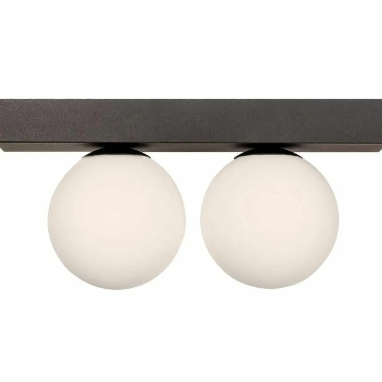 Outlet Prosta lampa sufitowa z 2 białymi kloszami ZM 1205 SPHERE | Kaja Żyrandole Nowoczesne