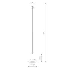 Cheap Prosta lampa wisząca, w kolorze biało-złotym 8037 | Kaja Oświetlenie Żyrandole Nowoczesne