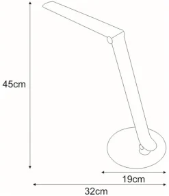 Sklep Kaja Prosta lampka biurkowa LED K-BL1201 DUO | Kaja Oświetlenie