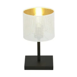 Sklep Kaja Prosta lampka stołowa z abażurem, do sypialni 1145/LN1 JORDAN | Kaja