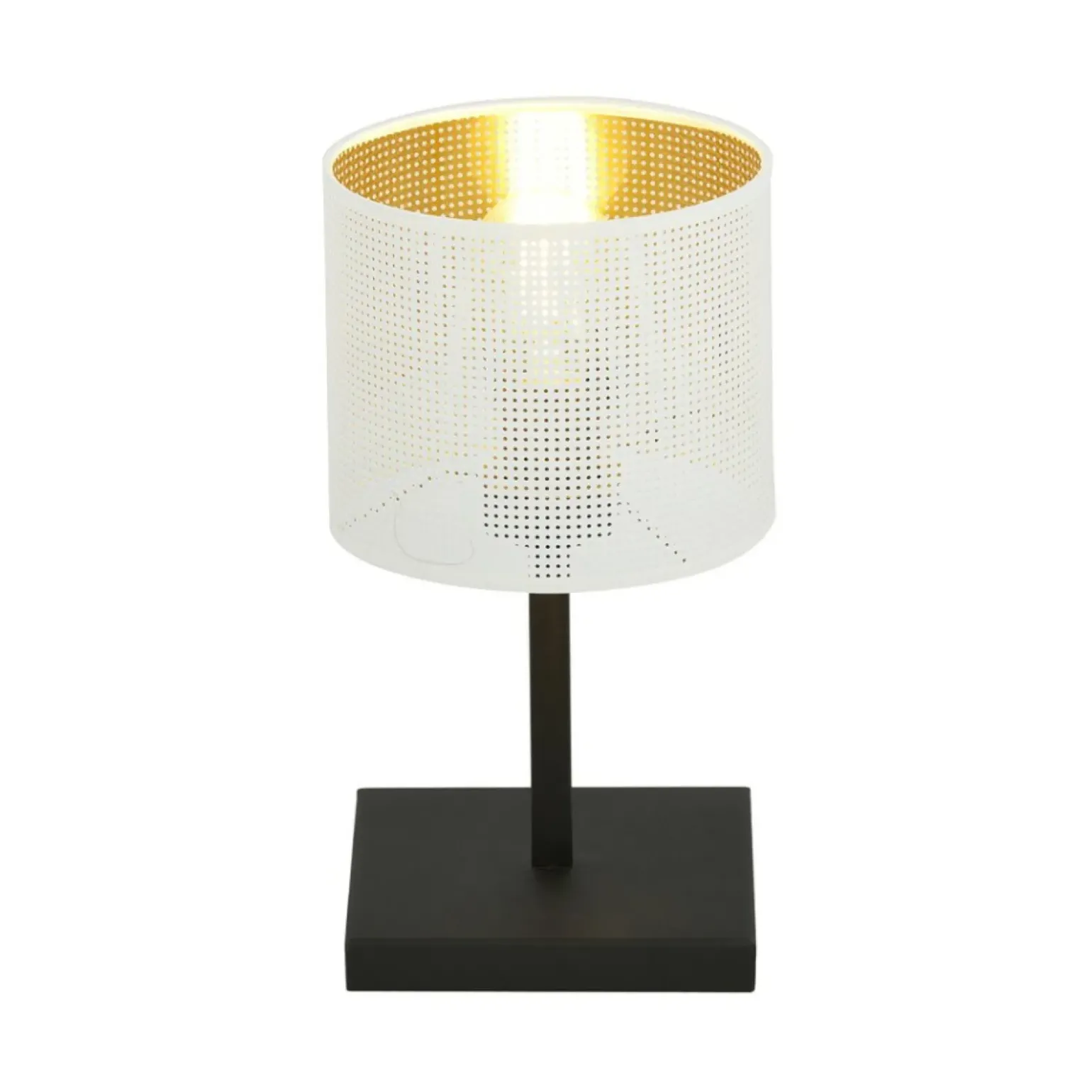 Sklep Kaja Prosta lampka stołowa z abażurem, do sypialni 1145/LN1 JORDAN | Kaja