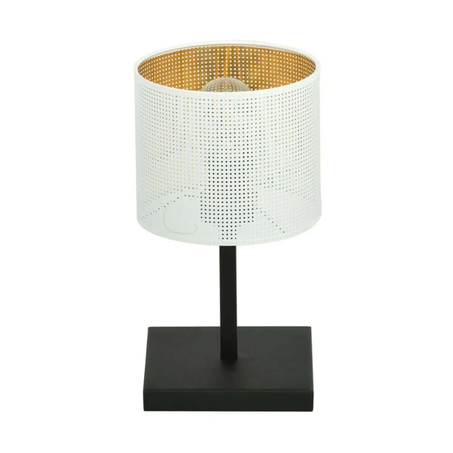 Sklep Kaja Prosta lampka stołowa z abażurem, do sypialni 1145/LN1 JORDAN | Kaja