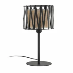 Sklep Kaja Prosta lampka stołowa z plecionym abażurem TK 5889 HARMONY | Kaja