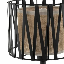 Sklep Kaja Prosta lampka stołowa z plecionym abażurem TK 5889 HARMONY | Kaja