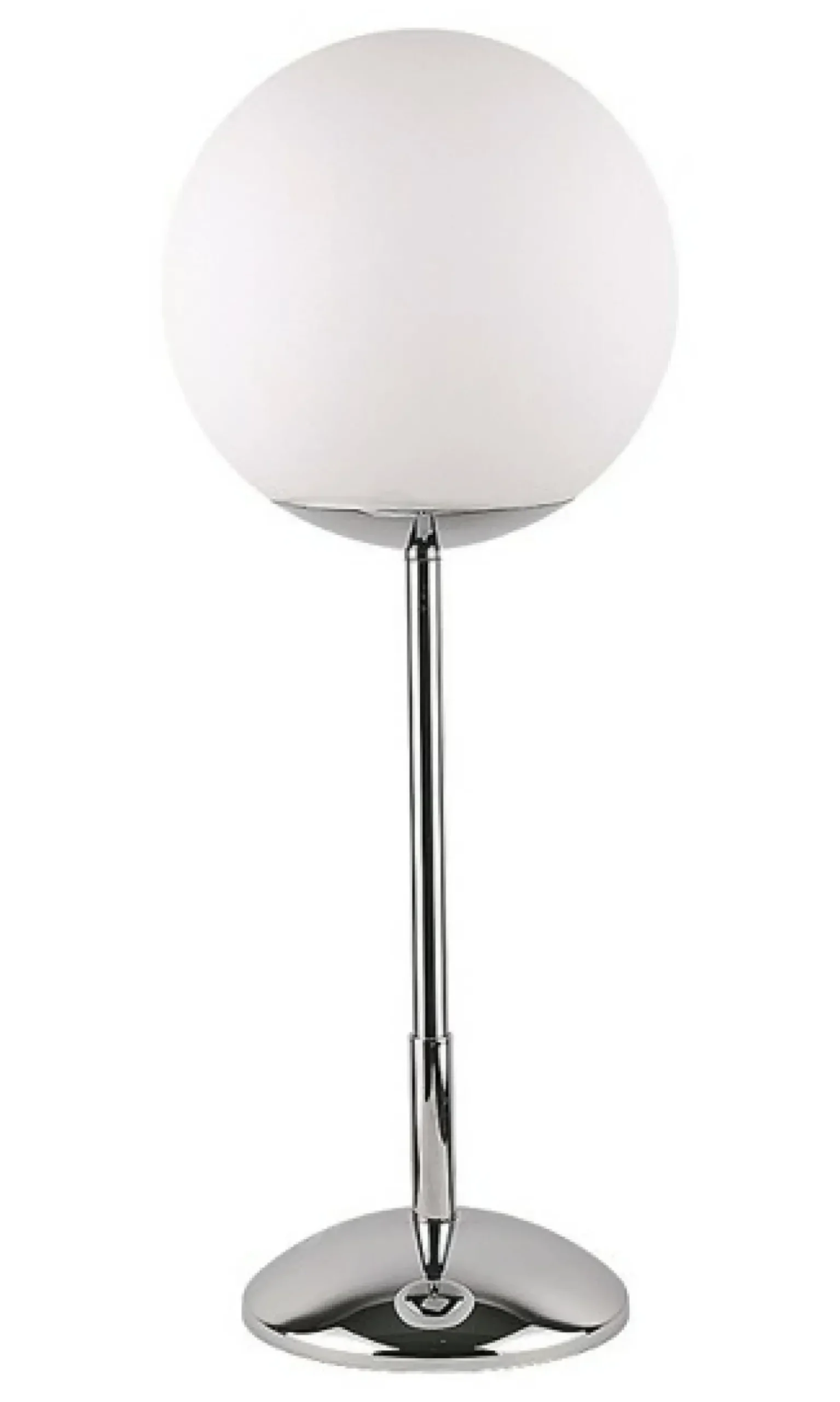 Sklep Kaja Prosta, srebrna lampka stołowa z kloszem JUP 1703 GAJA | Kaja