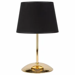 Sklep Kaja Prosta, złota lampka stołowa z czarnym abażurem TK 5496 z serii GLORY