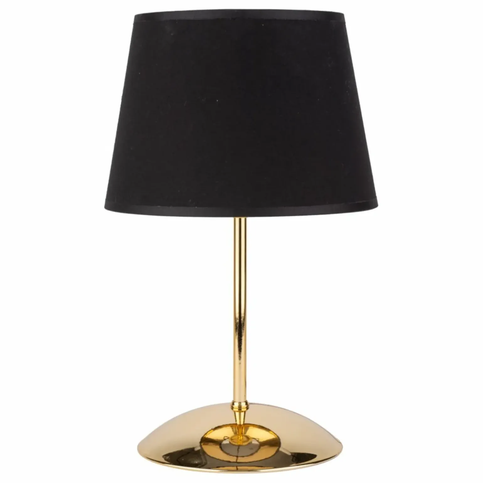 Sklep Kaja Prosta, złota lampka stołowa z czarnym abażurem TK 5496 z serii GLORY