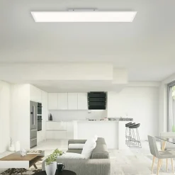 Best Sale Prostokątny duży plafon LED z pilotem 16533-16-O z serii FLAT | Kaja Żyrandole Nowoczesne