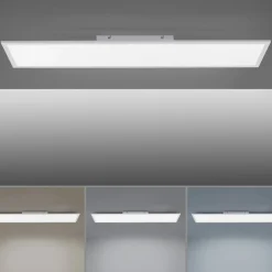 Best Sale Prostokątny duży plafon LED z pilotem 16533-16-O z serii FLAT | Kaja Żyrandole Nowoczesne