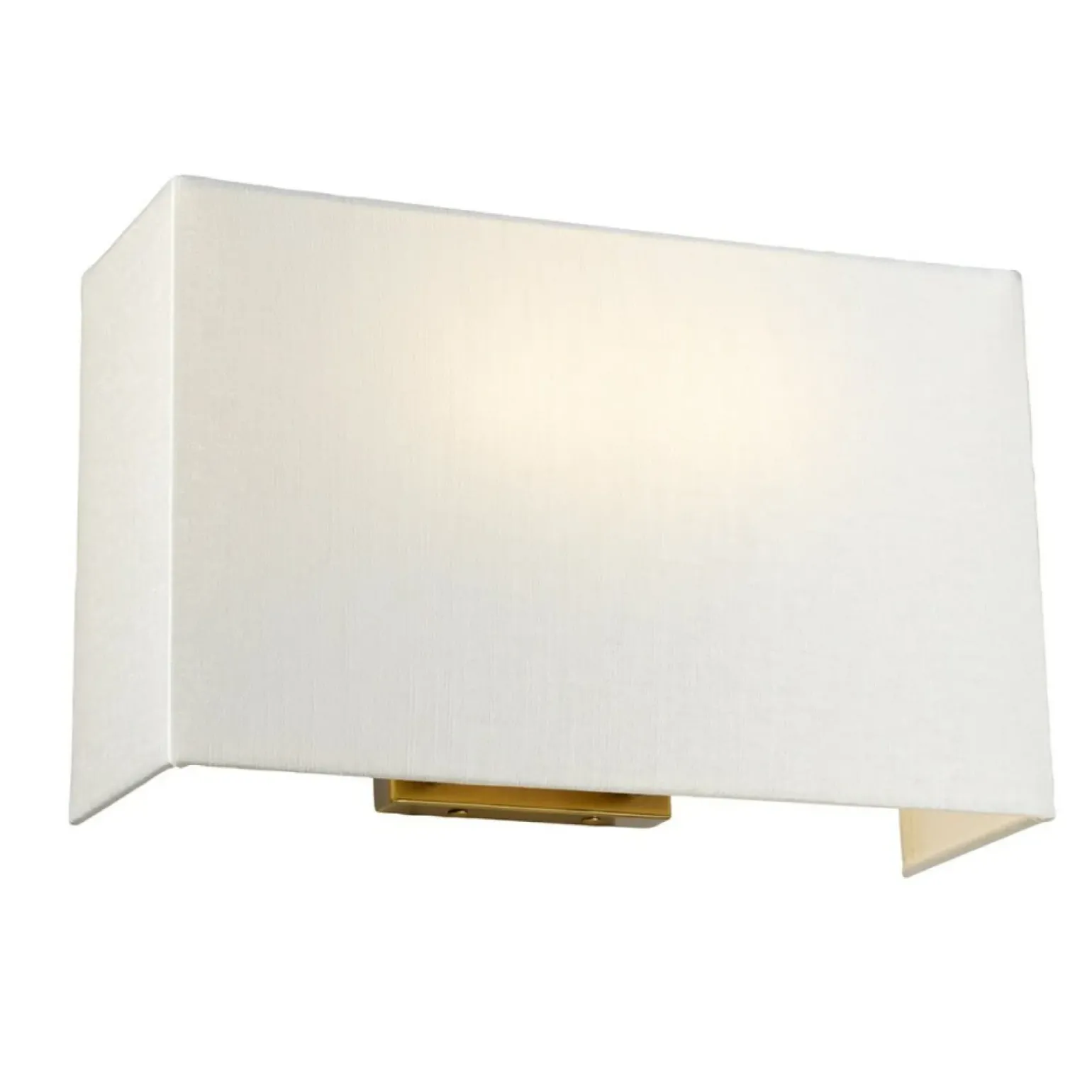 Sklep Kaja Prostokątny kinkiet z abażurem DL-RILEY-L-IV-AB z serii RILEY