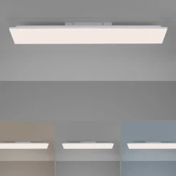 Cheap Prostokątny plafon z regulowaną barwą światła 15553-16 z serii CANVAS Żyrandole Nowoczesne