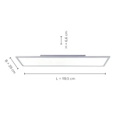 Cheap Prostokątny, plafon o dużej mocy 14753-21 z serii FLAT | Kaja Żyrandole Nowoczesne