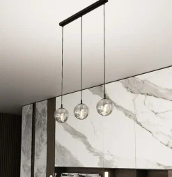 Best Sale Przydymiona lampa wisząca z małymi gwintami 712/3 | Kaja Oświetlenie Żyrandole Nowoczesne