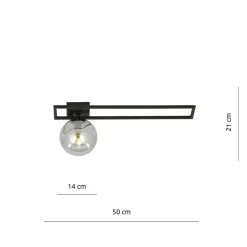 Cheap Punktowa lampa sufitowa z czarną ramką 1131/1C IMAGO | Kaja Żyrandole Nowoczesne