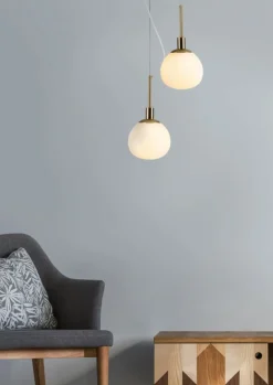 Clearance Punktowa, srebrna lampa wisząca MOD221-PL-01-N ERICH | Kaja Żyrandole Nowoczesne