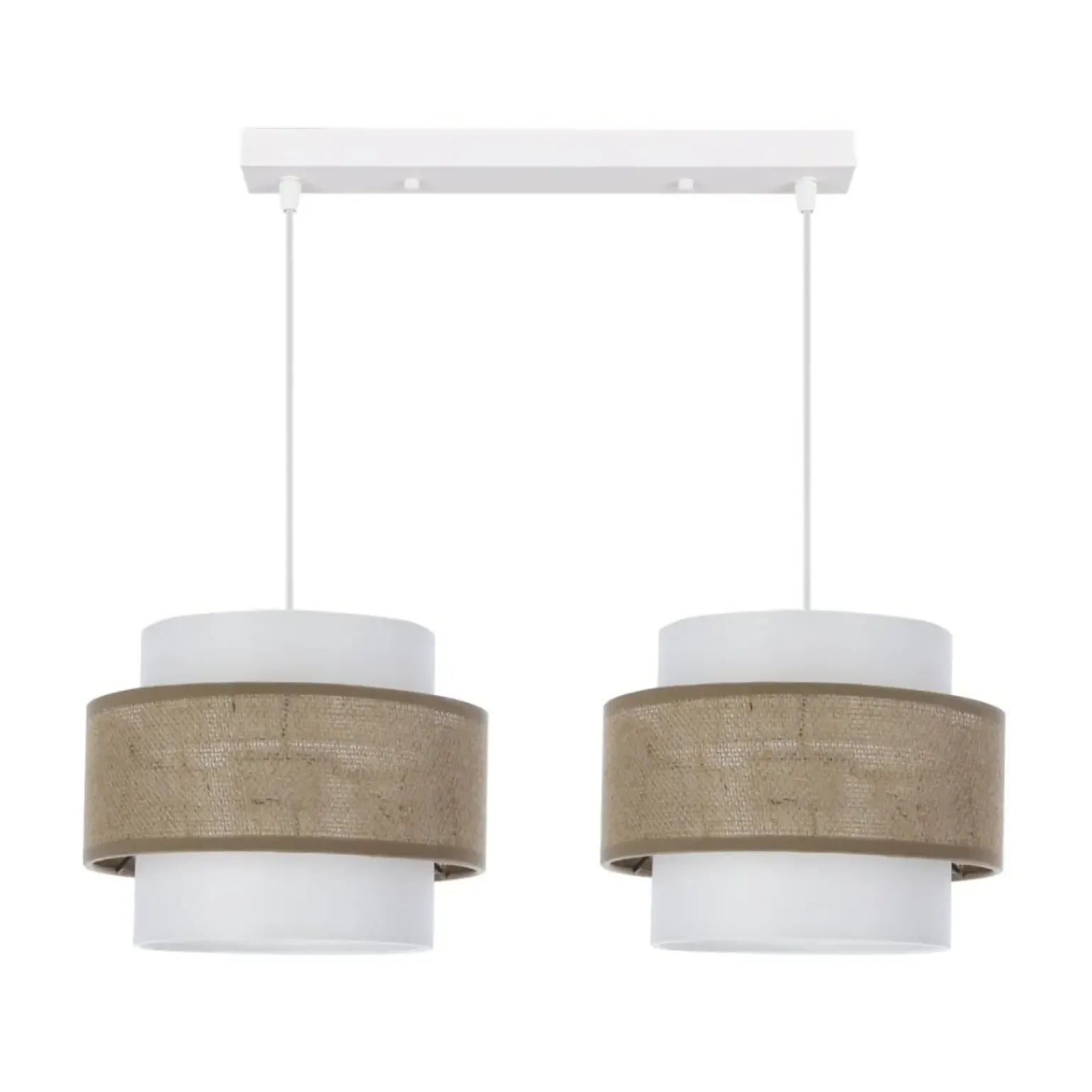 Clearance Ratanowa lampa wisząca, dwa źródła światła 32-18038 z serii JUTA Żyrandole Nowoczesne