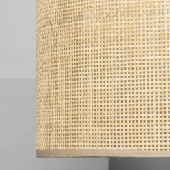 Store Rattanowa lampa o klasycznym kształcie ABR-LW18-BH-E27 BOHO | Kaja Żyrandole Nowoczesne