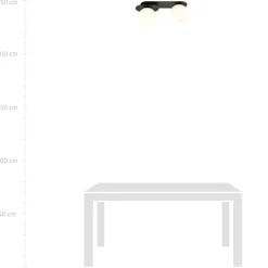 Sklep Kaja Reflektor natynkowy na listwie, białe kule 1118/2 PLAZA | Kaja