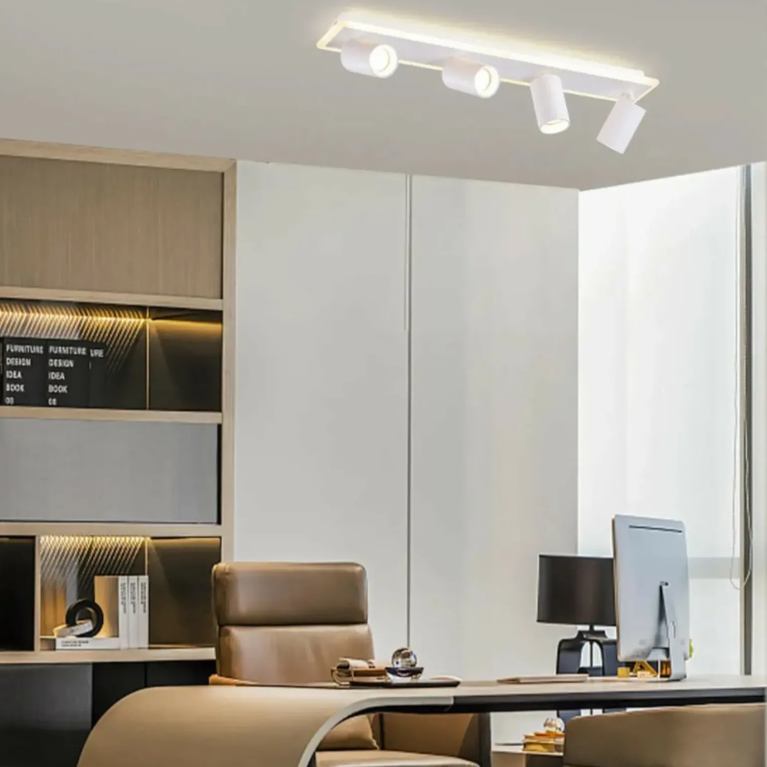 Best Sale Reflektorowa listwa z dodatkowym ledem LP-0612/4C WH PARMA | Kaja Żyrandole Nowoczesne