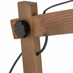 Sklep Kaja Regulowana, drewniana lampka biurkowa z kloszem TK 5345 z serii OSLO