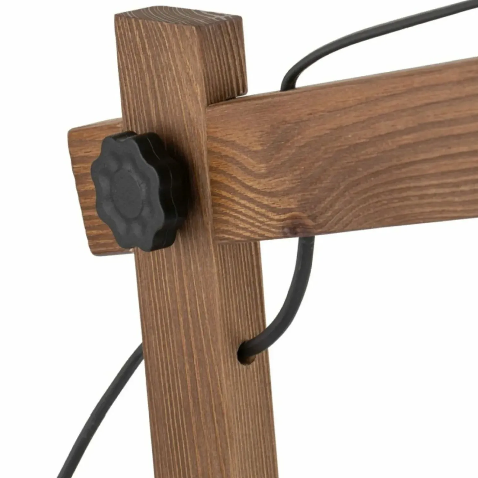 Sklep Kaja Regulowana, drewniana lampka biurkowa z kloszem TK 5345 z serii OSLO