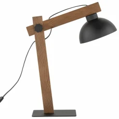 Sklep Kaja Regulowana, drewniana lampka biurkowa z kloszem TK 5345 z serii OSLO