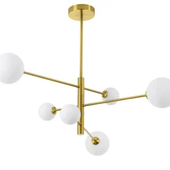 Hot Regulowana lampa wisząca do salonu LP-002/6P DORADO | Kaja Oświetlenie Żyrandole Nowoczesne