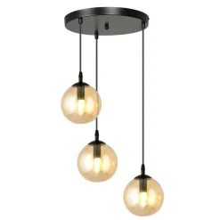 Best Sale Regulowana lampa wisząca z trzema kloszami 713/3PREM | Kaja Żyrandole Nowoczesne