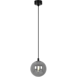 Flash Sale Regulowana lampa wisząca z grafitowym kloszem K-5555 z serii DO Żyrandole Nowoczesne
