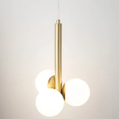 Store Regulowana lampa wisząca z kloszami SIG 40779 z serii PERLA LUX Żyrandole Nowoczesne