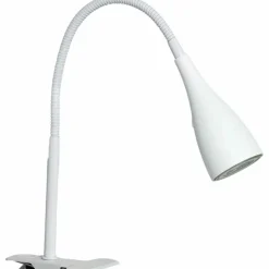 Sklep Kaja Regulowana lampka biurkowa na klipsie ABR-KK-B-GU10 LIBRIO | Kaja