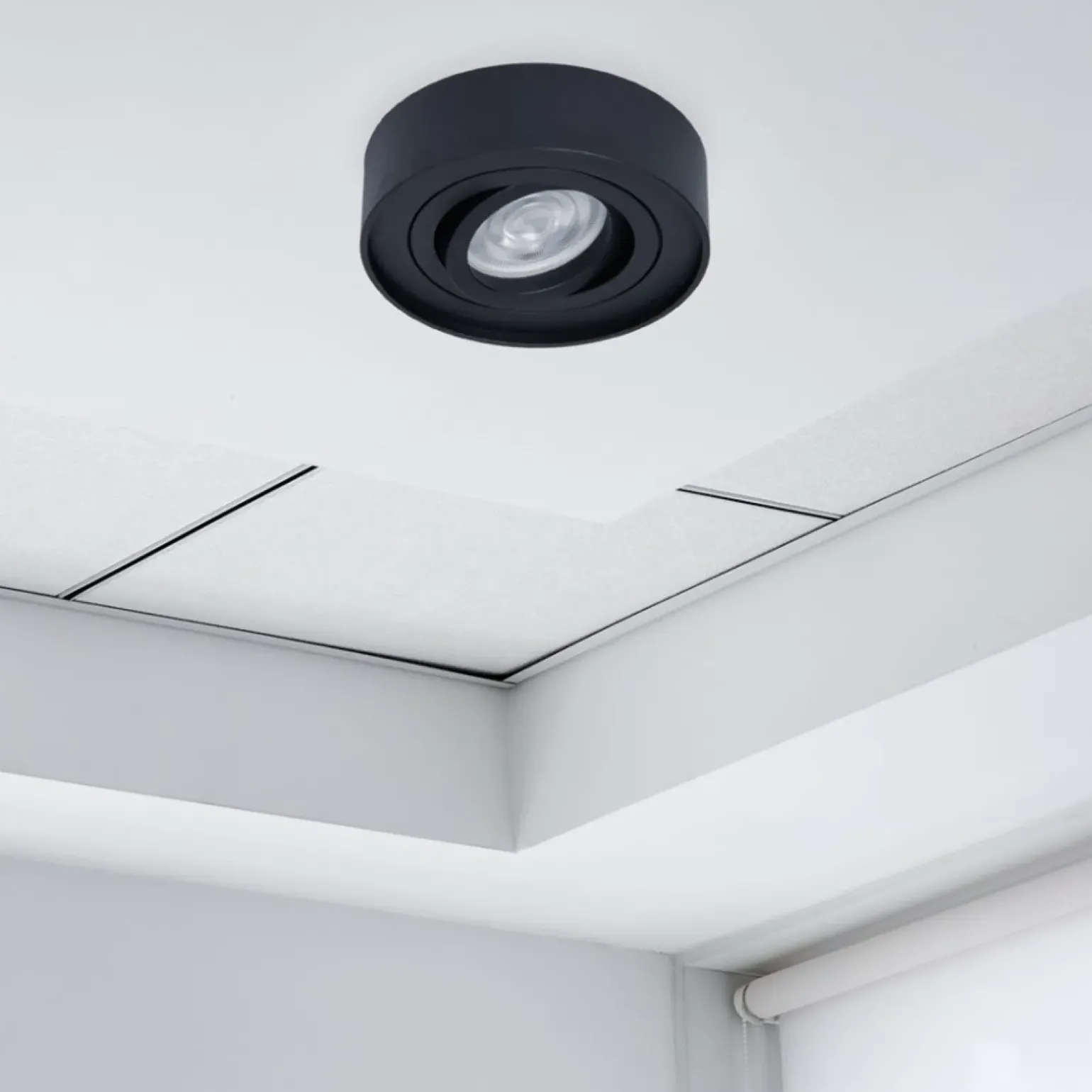 Sklep Kaja Regulowana oprawa podtynkowa, czarna ML0022 z serii NUSA ROUND | Kaja Oświetleni