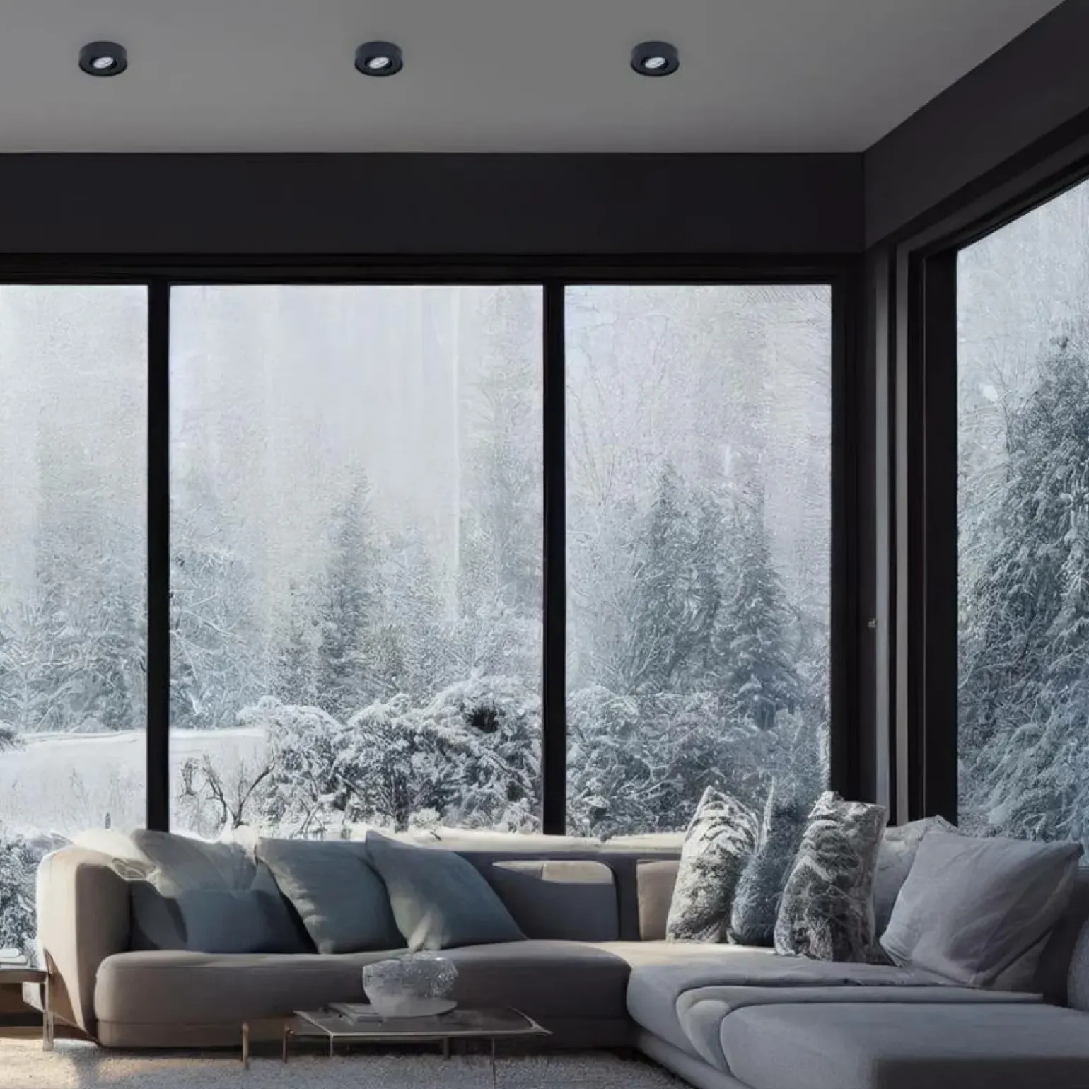 Sklep Kaja Regulowana oprawa podtynkowa, czarna ML0022 z serii NUSA ROUND | Kaja Oświetleni