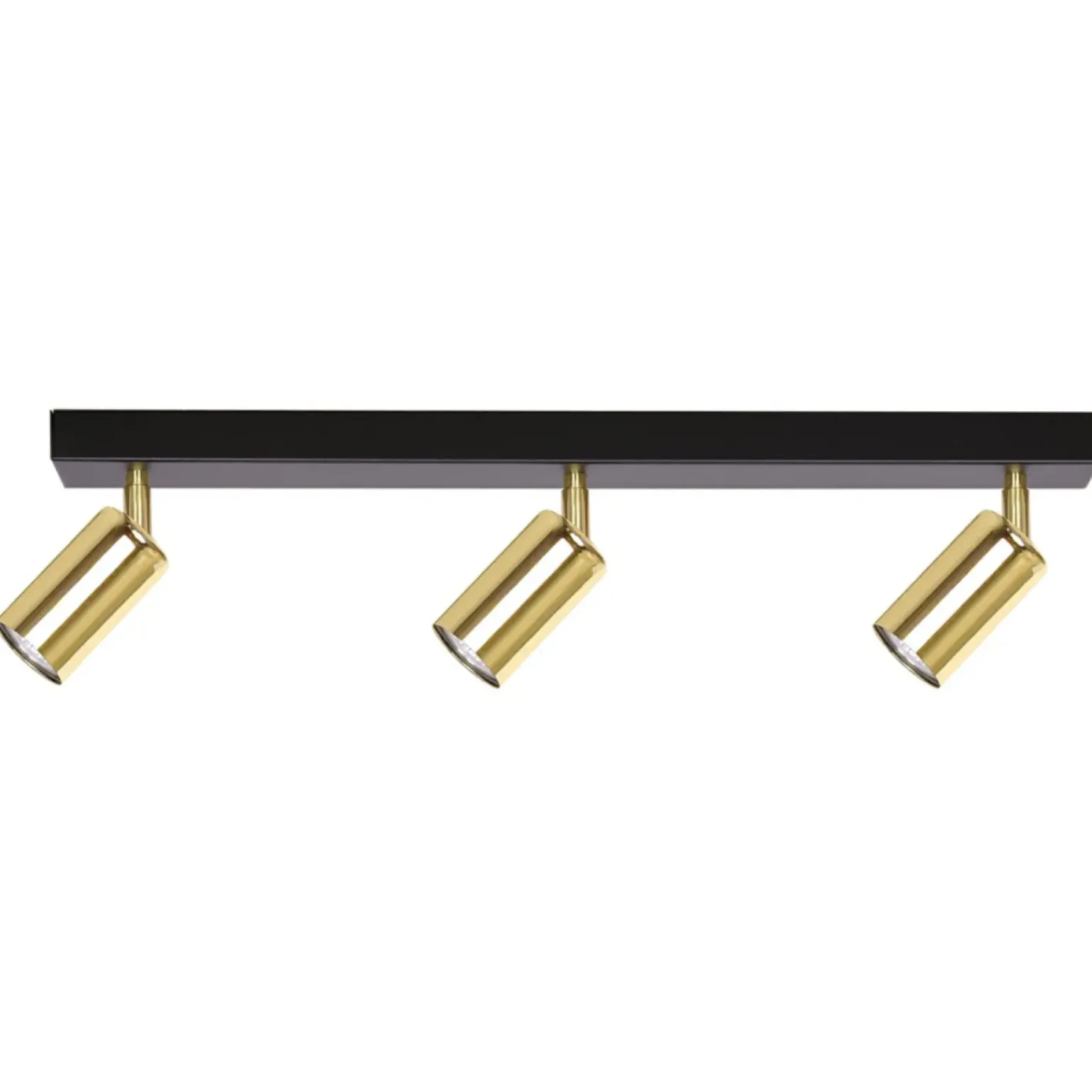 Store Regulowane reflektory w kolorze złota na listwie K-5142 z serii POLO Żyrandole Nowoczesne