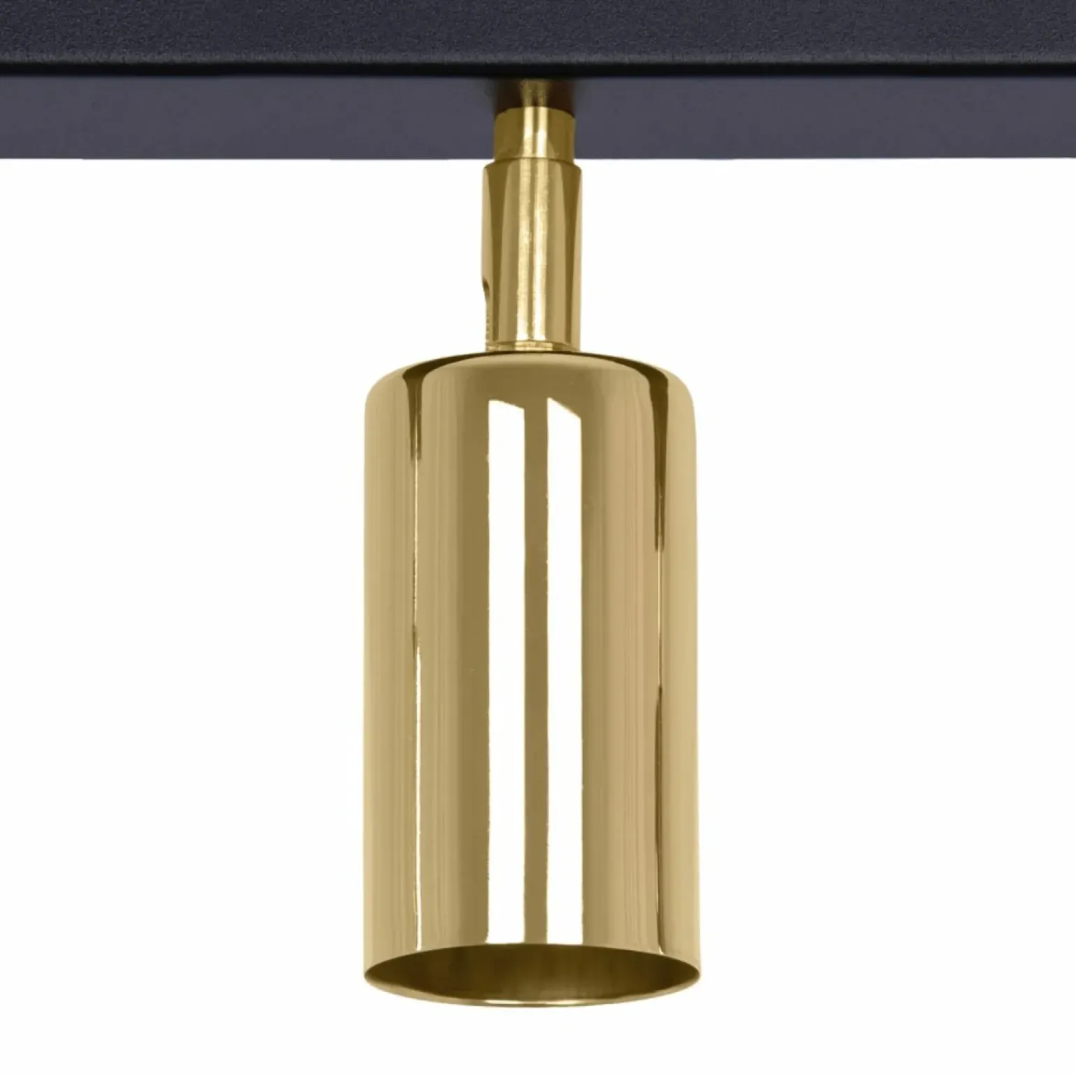 Store Regulowane reflektory w kolorze złota na listwie K-5142 z serii POLO Żyrandole Nowoczesne