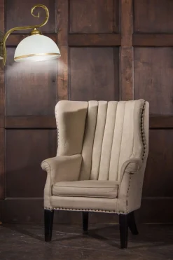 Sklep Kaja Retro lampa ścienna z otwartym, białym kloszem 149/K1 WIVARA | Kaja