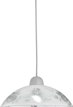 Sklep Kaja Retro lampa z kloszem z motywem liści 31-49929 BERIS | Kaja