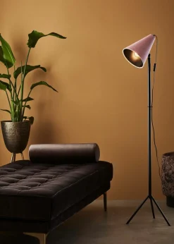 Sklep Kaja Różowa lampa podłogowa zmienny kąt świecenia 107928 | Kaja Oświetlenie