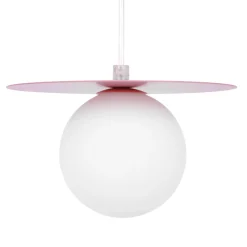 Sale Różowa, pastelowa lampa wisząca z kloszami K-5440 z serii ROBIN Żyrandole Nowoczesne