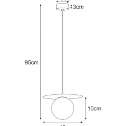 Sale Różowa, pastelowa lampa wisząca z kloszami K-5440 z serii ROBIN Żyrandole Nowoczesne