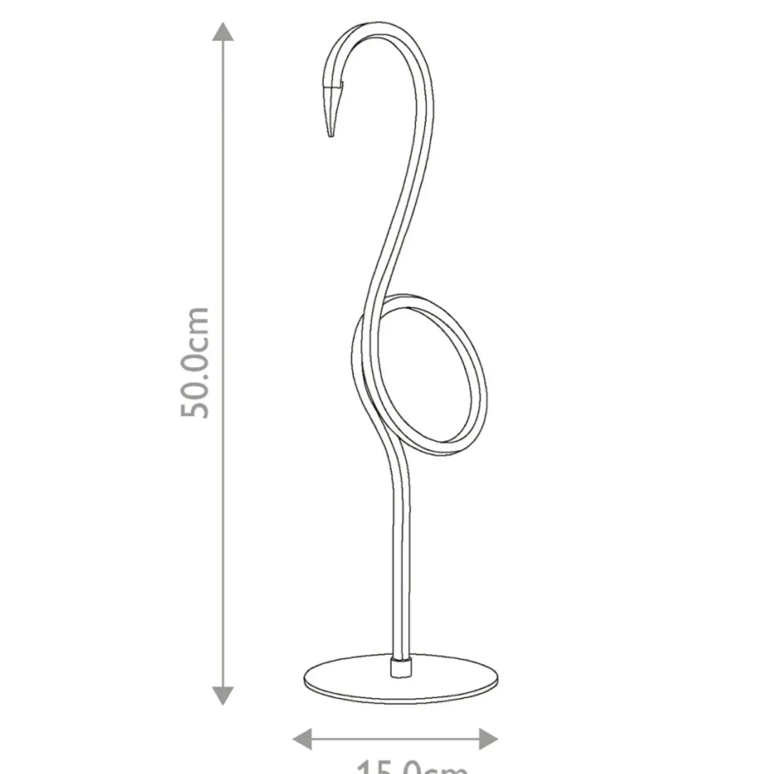 Sklep Kaja Różowy flaming, lampka stołowa FLAMINGO-TL-PNK z serii FLAMINGO