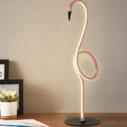 Sklep Kaja Różowy flaming, lampka stołowa FLAMINGO-TL-PNK z serii FLAMINGO