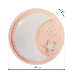 Sklep Kaja Różowy kinkiet, idealny do pokoju dziecięcego ML6184 z serii NOTE | Kaja Oświetl