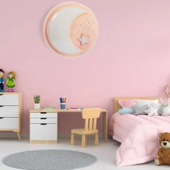 Sklep Kaja Różowy kinkiet, idealny do pokoju dziecięcego ML6184 z serii NOTE | Kaja Oświetl