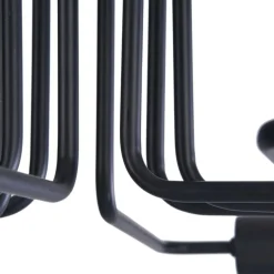 Store Rozłożysta, czarna lampa sufitowa T532CL-08B GILBERT | Kaja Żyrandole Nowoczesne