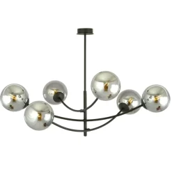 Flash Sale Rozłożysta, industrialna lampa wisząca do salonu 1100/6 HUNTER | Kaja Żyrandole Nowoczesne