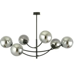 Flash Sale Rozłożysta, industrialna lampa wisząca do salonu 1100/6 HUNTER | Kaja Żyrandole Nowoczesne