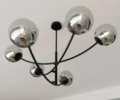 Flash Sale Rozłożysta, industrialna lampa wisząca do salonu 1100/6 HUNTER | Kaja Żyrandole Nowoczesne